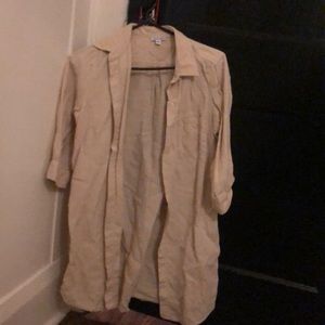 Linen button up